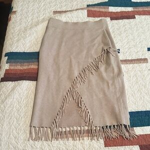 Ariat Fringe Tan Skirt